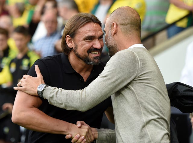 Daniel Farke's Norwich got the better of champions Manchester City early on in the season.