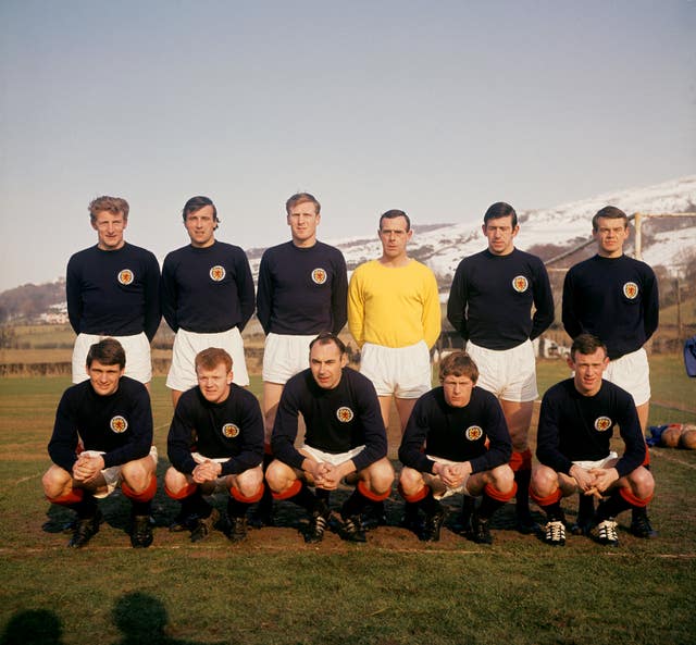 Scotland team, February 1968