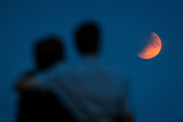 Partial lunar eclipse