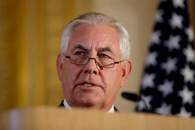 US Secretary of State Rex Tillerson has suggested Brexit focus may have been behind Donald Trump's cancelled visit (Matt Dunham/PA)