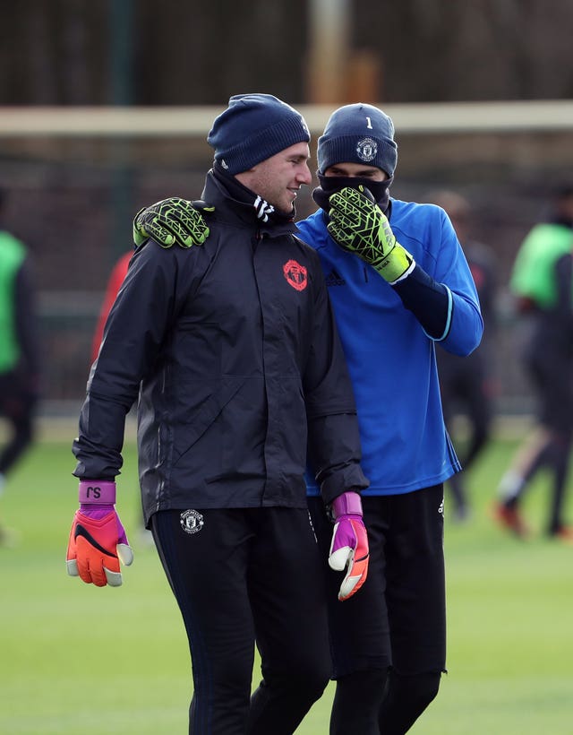 David De Gea and Sam Johnstone