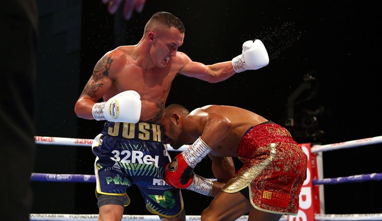 Warrington beat Kid Galahad in his last fight