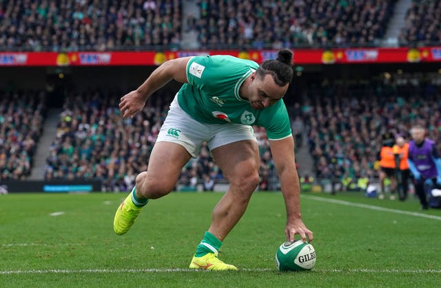 James Lowe shone on Ireland's left wing