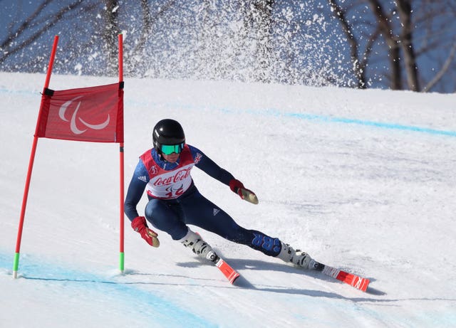 James Whitley moved up to 11th having been 13th after his super-G run (Adam Davy/PA)