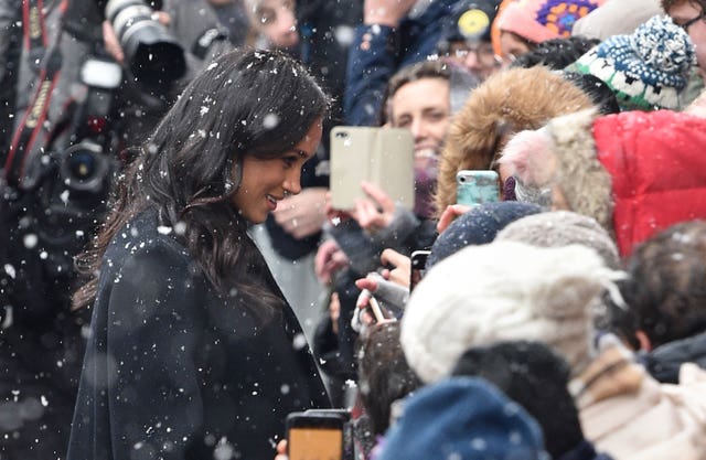 Meghan in the snow