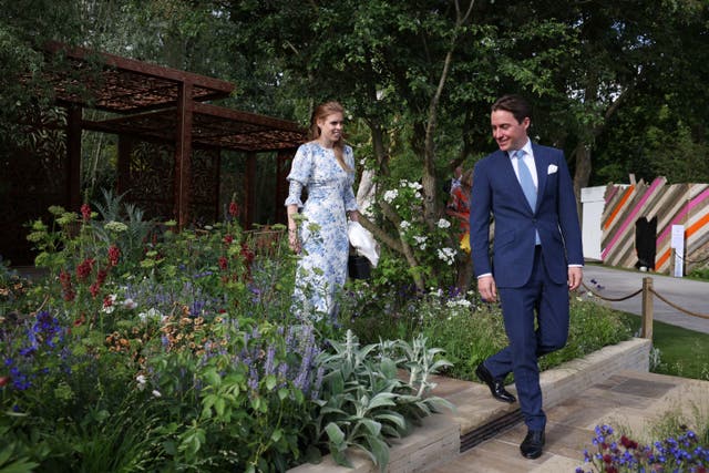 Princess Beatrice and husband Edoardo Mapelli Mozzi also made an appearance at the event