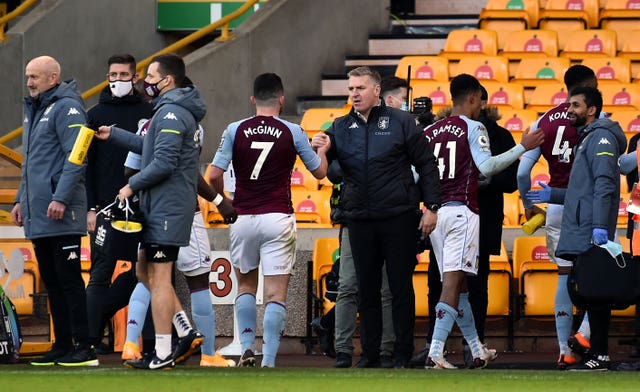Dean Smith celebrated 500 games in management as his Aston Villa side beat Wolves