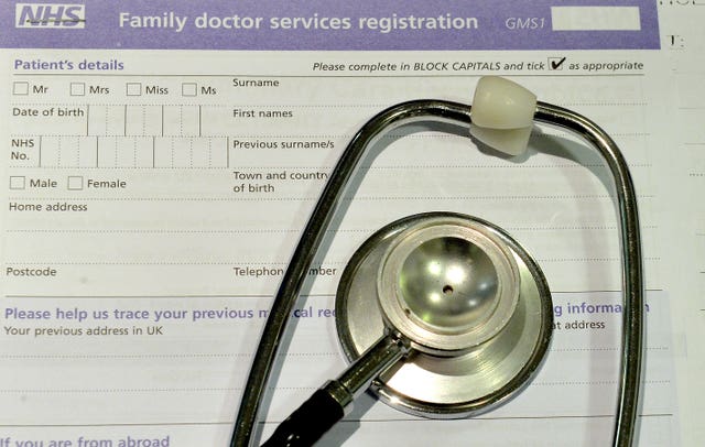 GP registration form