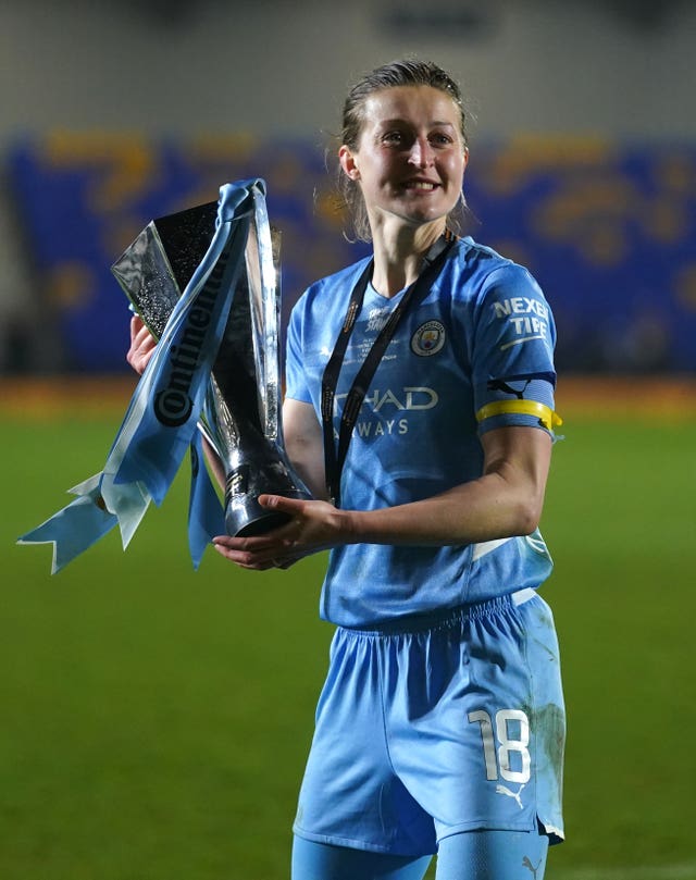 Chelsea v Manchester City – The FA Women’s Continental Tyres League Cup – Final – Cherry Red Records Stadium