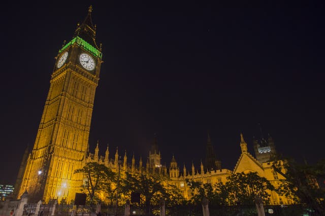 Big Ben at night