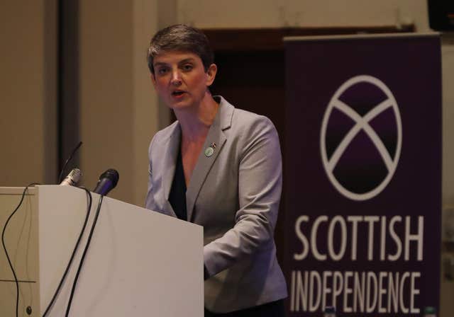 Scottish Green Party co-convener Maggie Chapman
