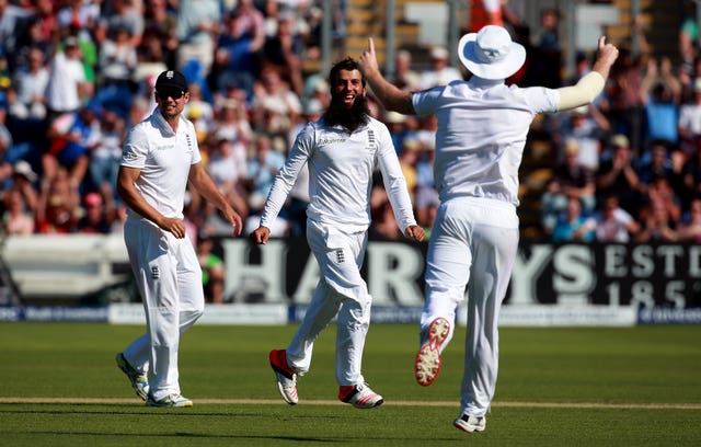 Moeen Ali took five wickets in the Cardiff Test (David Davies/PA).