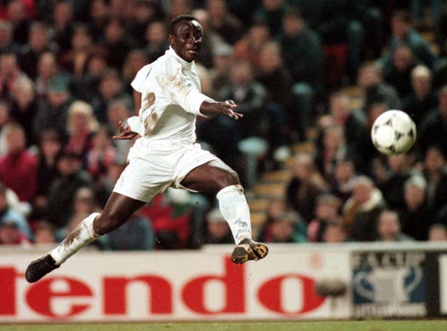 Tony Yeboah enjoyed some memorable days against Liverpool