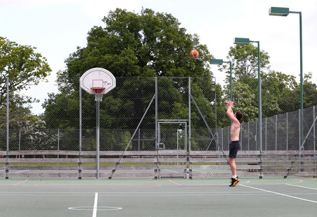 Basketball courts could be among the outdoor sports facilities able to reopen from the end of next month