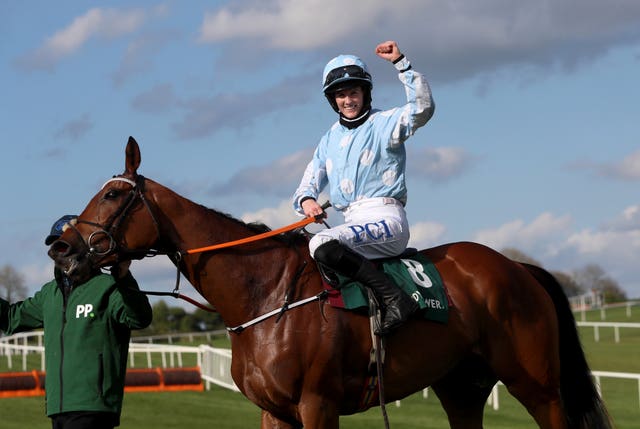 Rachael Blackmore with Honeysuckle at Cheltenham last year