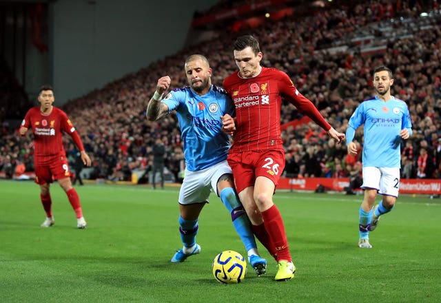 Andy Robertson helped Liverpool to a crucial win on Sunday
