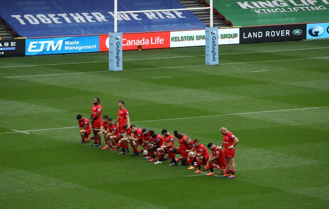 Vunipola was one of three Saracens players who remained standing o Saturday