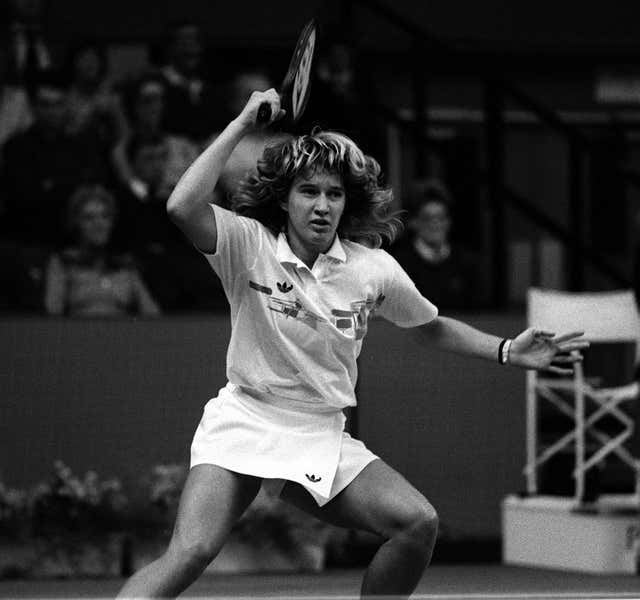 Steffi Graf won her first grand slam title at the age of 16
