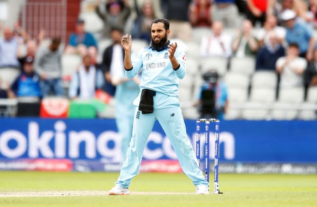 Rashid needed two cortisone injections into the joint of his right shoulder before the World Cup to get through the tournament (Martin Rickett/PA)