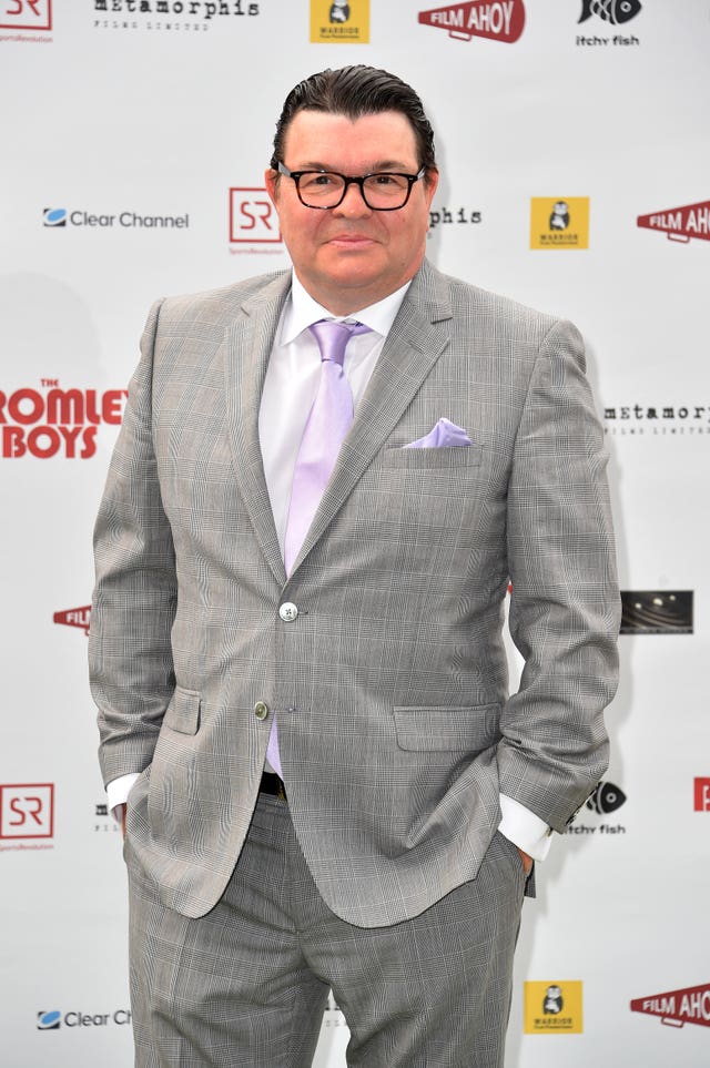 Jamie Foreman attending The Bromley Boys World Premiere held at Wembley Stadium in London (Matt Crossick/PA)