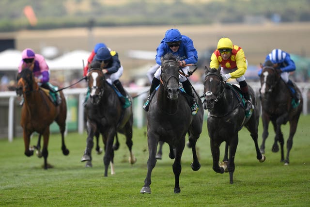 First Contact (centre) is one of three runners for Charlie Appleby