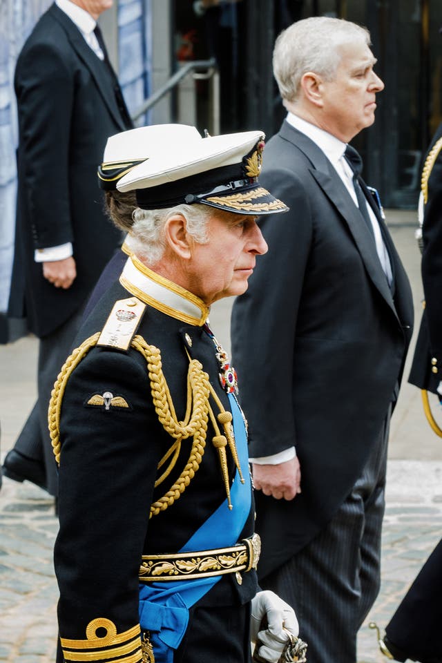The King and Prince Andrew