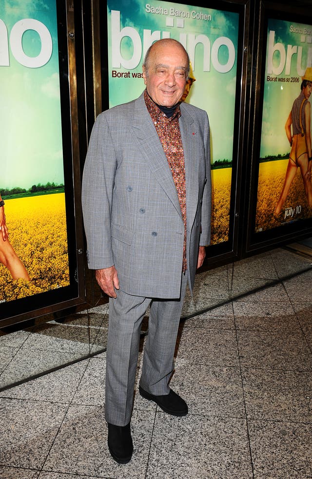 Mohamed Al Fayed.