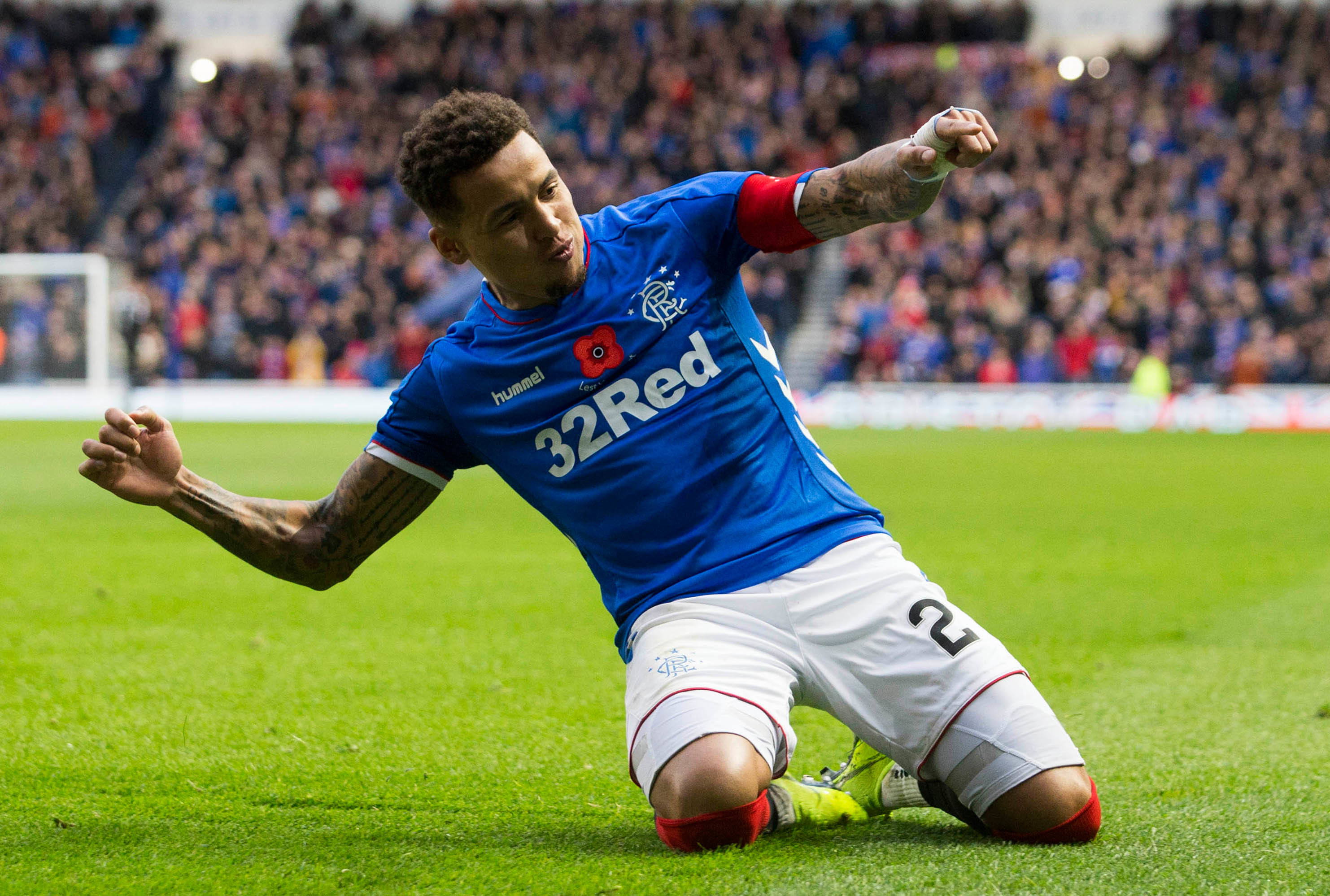James Tavernier came close for Rangers