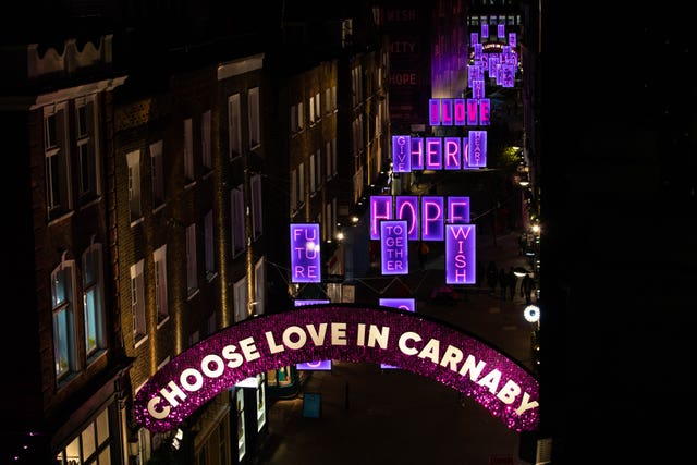 Carnaby Street Christmas Lights