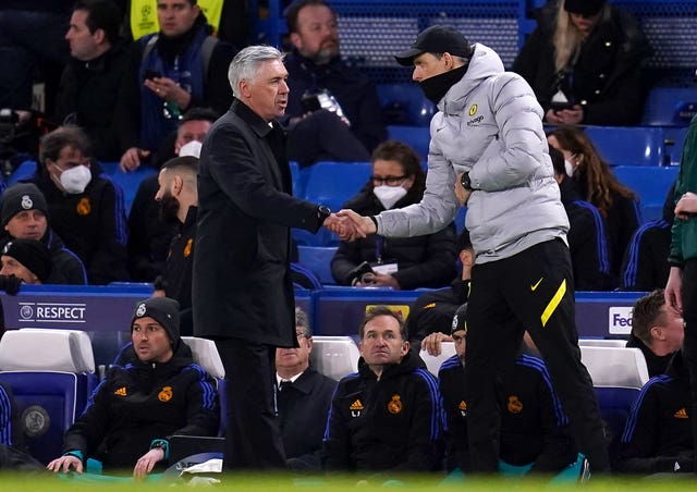 Carlo Ancelotti (left) got the better of Thomas Tuchel