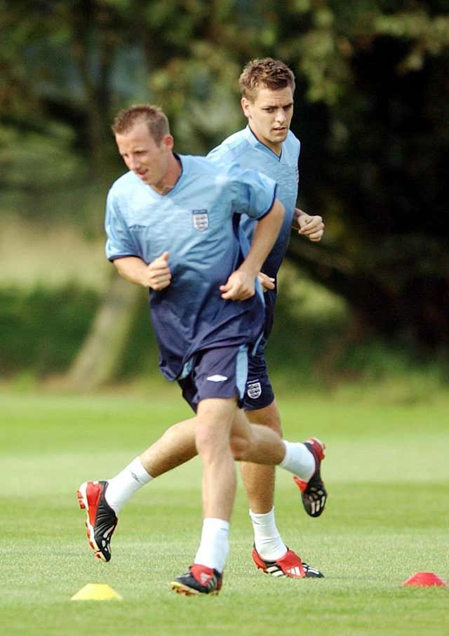 Bowyer & Woodgate-England Training