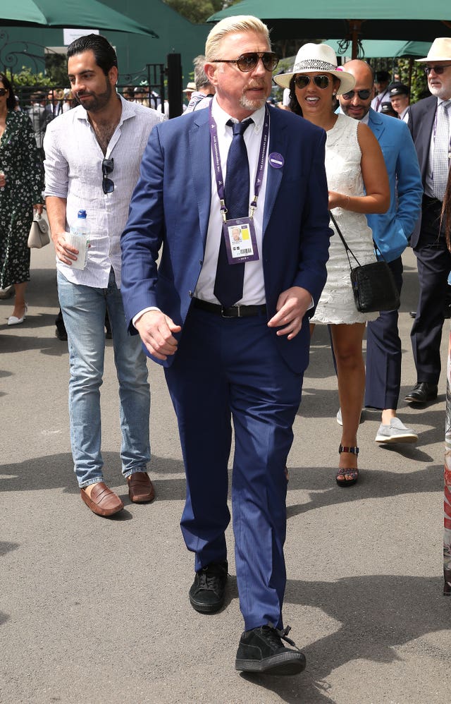 Boris Becker at Wimbledon