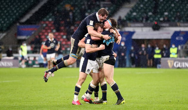Scotland recorded a historic victory at Twickenham last year