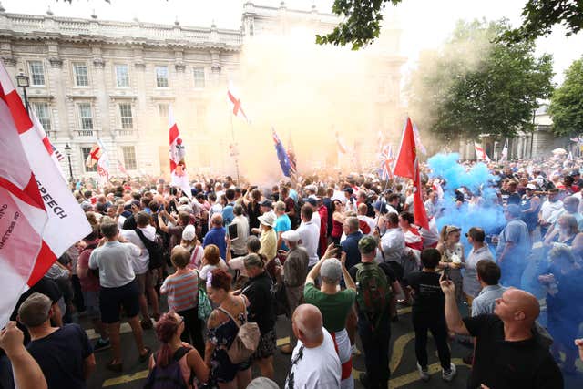 Tommy Robinson protest