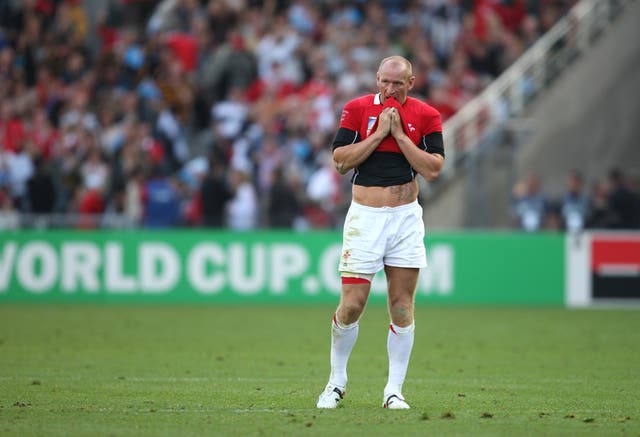 Gareth Thomas represented Wales in 100 test matches