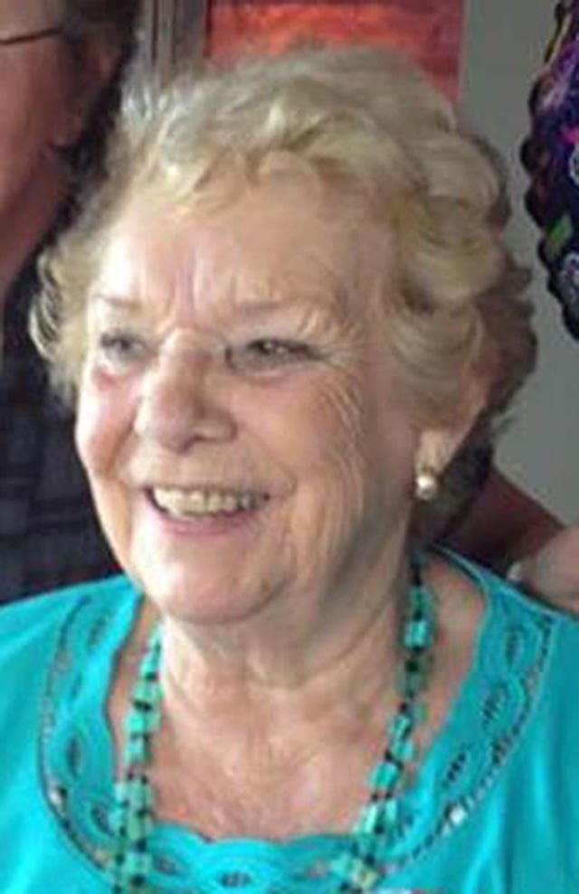 Eileen Brennan, 82, who died following the bus crash in Northgate, Darlington (Durham Police/PA)