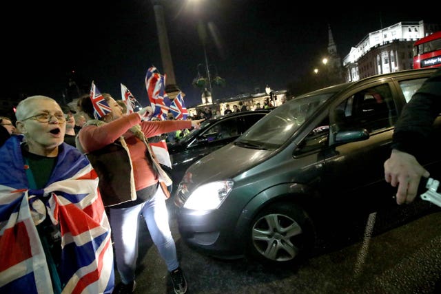 Pro-Brexit supporters