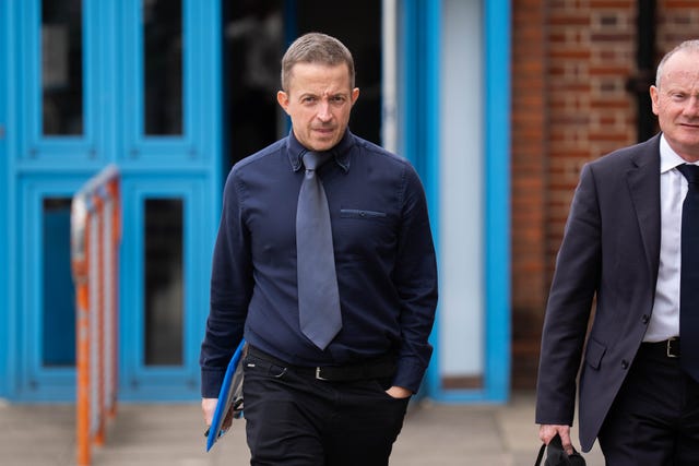 Haden Pentecost outside Uxbridge Magistrates’ Court