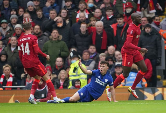 Liverpool v Cardiff City – Emirates FA Cup – Fourth Round – Anfield