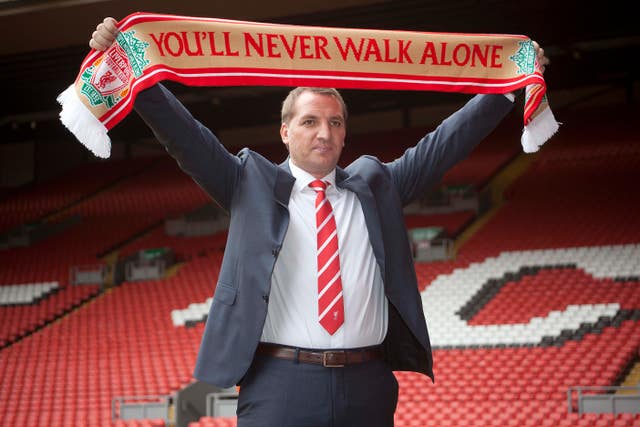 Rodgers was hired as Liverpool manager, succeeding Kenny Dalglish, on a three-year contract in June 2012