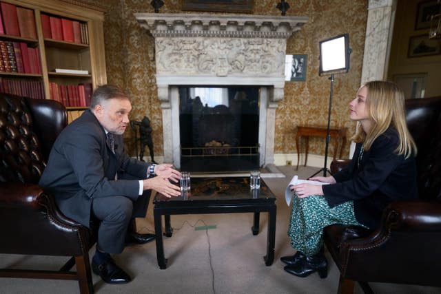 Javier Figueroa at the ambassador’s office in Belgrave Square