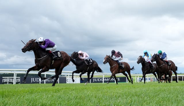Arizona Blaze (left) was a clear-cut winner