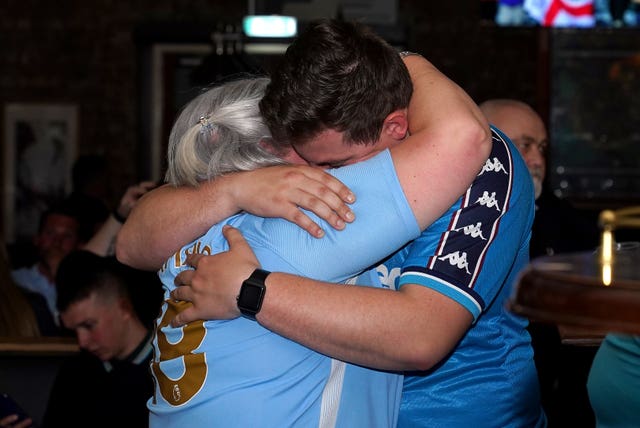 Tears flowed in Manchester