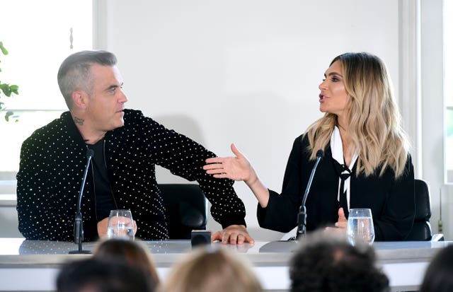 Robbie and Ayda Williams