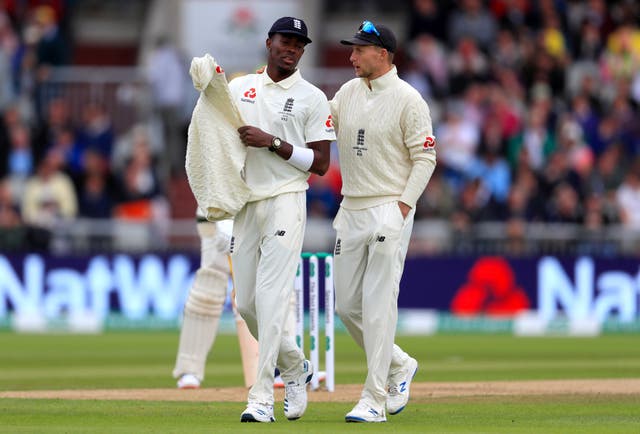 Joe Root, right, believes Jofra Archer underestimates his own talent (Mike Egerton/PA)