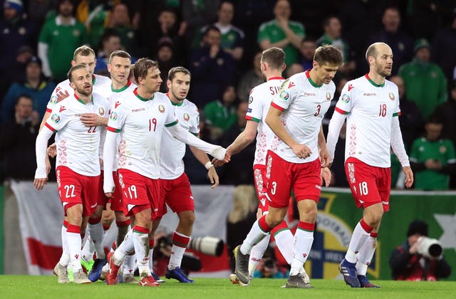 Belarus levelled soon after going behind at Windsor Park