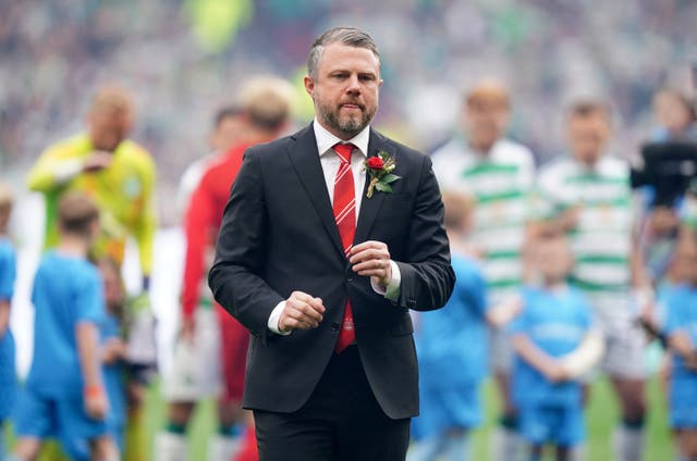 Aberdeen manager Jimmy Thelin at Hampden Park