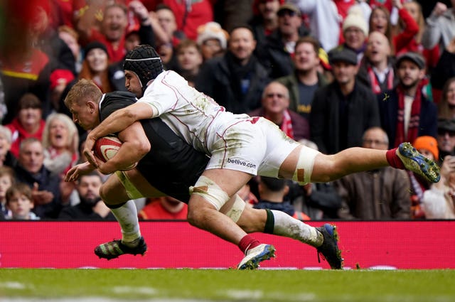 Jac Morgan scored two tries for Wales