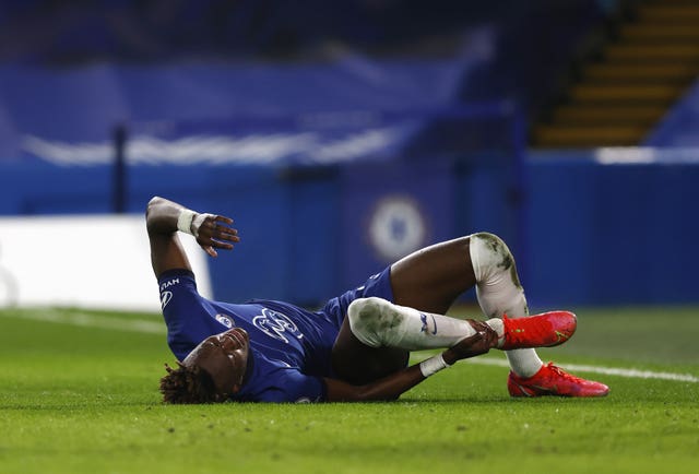 Tammy Abraham was forced off with an ankle injury