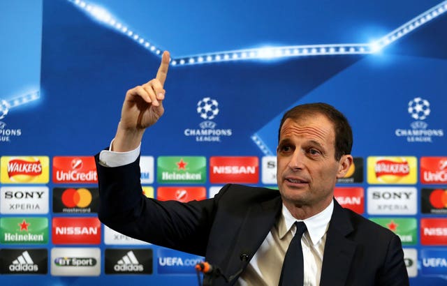 Former Juventus coach Massimiliano Allegri (PA)